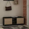 Skye Decor, Skrinka na topánky - Zoe (Antracit + Dub) Náhľad obrázku produktu 1