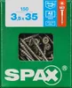 Spax A2 inoxydable TRX 3,5x35 L Voir les images du produit 4