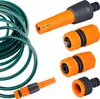 KOTARBAU® Záhradná hadicová prípojka 4-dielna 1/2" PVC Náhľad obrázku produktu 1