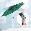 Slunečník SONGMICS Ø300 cm UPF 50+ lze sklopit o 30° na Náhled obrázku produktu 5