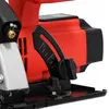 Close-up view of the bevel adjustment mechanism on a circular saw. Produktbild-Vorschau