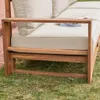 sweeek - Gartengarnitur aus Holz 5 Sitze - Mendoza - Produktbild-Vorschau 2