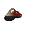 A red sandal is shown from the back on a white background. Produktbild-Vorschau