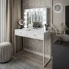 Toaletní stolek BLANCO LOFT se zrcadlem a osvětlením bílý Náhled obrázku produktu 1