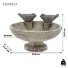 Vogeltränke mit zwei Vögeln Zement 25cm Vogeltränke Produktbild-Vorschau 2