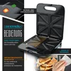Arendo Sandwichmaker XXL für 4 Sandwiches, Sandwichtoaster Produktbild-Vorschau 4