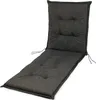 A dark gray chaise lounge cushion laid out flat against a white background. Produktbild-Vorschau
