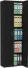 A black office cabinet filled with colorful binders. Produktbild-Vorschau