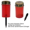 2er Pack Solar Grablicht mit Erdnagel in rot oder weiß mit Produktbild-Vorschau 3