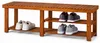 Scaffale per scarpe e panca 2 in 1 in legno di acacia Anteprima dell’immagine prodotto 6