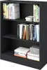 Bibliothèque Hobby 104 cm-2 étagères-noir Voir les images du produit 5