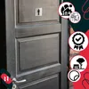 KOTARBAU® Plaque WC 7 x 7 cm Acier inoxydable Plaque carrée Voir les images du produit 8