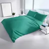 Renforce Bettwäsche Set 155x220 cm 80x80 cm Petrol Uni 100% Produktbild-Vorschau 5
