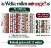 Benza – Kerst Cadeaupapier  – 12 Rollen – 6 Rollen 70 x 200 Productafbeelding-voorbeeld 2