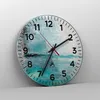 Wanduhr - Rund - Glasuhr - Abstraktion modern - 30x30cm - Produktbild-Vorschau 4