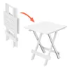 Kunststoff Klapptisch ADIGE 45 x 43 cm - weiß - Garten Produktbild-Vorschau 4