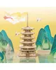 ROBOTIME Rolife 3D drevené puzzle Päťposchodová pagoda 275 Náhľad obrázku produktu 5