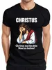 Maglietta con scritta "Christus Mal Hin Maul Halten Jesus Anteprima dell’immagine prodotto 1