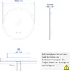 Heilmetz LED Badspiegel Rund 60cm beschlagfrei Badspiegel Produktbild-Vorschau 7