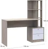 A product shot of a desk with dimensions indicated. Náhled obrázku produktu