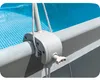 abri de piscine 375 x 300 cm polyester blanc/gris Voir les images du produit 14