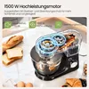LLIVEKIT 1500W Küchenmaschine, 5,2L Edelstahl-Rührschüssel, Produktbild-Vorschau 2