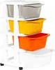 Organisateur de rangement avec 4 tiroirs coulissants, pieds Voir les images du produit 2