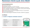 Remmers Venti-Lack 3v1 bílá (RAL 9016), 5 litrů, alkydový Náhled obrázku produktu 4