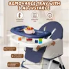 Hochstuhl Baby 2 in 1 mit Rollen, Höhenverstellbar Produktbild-Vorschau 4