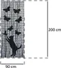 Zasłona bambusowa Kot i motyle, 90x200 cm Podgląd zdjęcia produktu 5