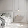 Selsey Ovarlo - Nachtkonsole mit Schublade, Greige, 63 cm Produktbild-Vorschau 3