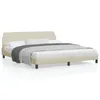 vidaXL Bettgestell "Dover" Creme 180x200 cm Stoff Produktbild-Vorschau 9