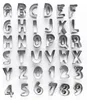36 Stück Ausstecher Zahlen & Buchstaben Cookie Cutter Produktbild-Vorschau 1