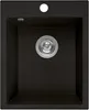 Granitspüle Küchenspüle 39x48 - Schwarz Einbauspüle Produktbild-Vorschau 1