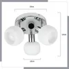ZMH Deckenstrahler Weiß Deckenlampe Rund Deckenleuchte 3 Produktbild-Vorschau 3