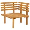 vidaXL Canapé d'angle de jardin avec coussins en bois Voir les images du produit 10
