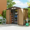 Outsunny prístrešok na náradie s podlahovým rámom Záhradný Náhľad obrázku produktu 8