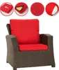 1 x Gartenkissen fur polyratanen Sitzkissen 56x52x7+56x50 Produktbild-Vorschau 4
