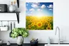 MuchoWow® Poster Sonnenblume - Sonne - Wolken 50x50 cm - Produktbild-Vorschau 3