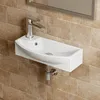 HOROW Hänge Waschbecken - 454 x 226 x 129 mm - Wandmontage Produktbild-Vorschau 4