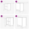 vidaXL Tavolo da pranzo 144 x 60 x 75 cm in legno Anteprima dell’immagine prodotto 9