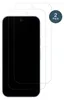 Two screen protectors are shown layered on top of each other, with a smartphone outline visible. Anteprima dell’immagine prodotto