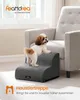 Feandrea Hundetreppe, 2 Stufen, Cord mit Querstreifen, Produktbild-Vorschau 4