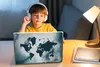 MuchoWow® Laptop Aufkleber Sticker Cover Weltkarte - Farbe Produktbild-Vorschau 3