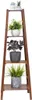 A multi-tiered wooden plant stand with various potted plants. Produktbild-Vorschau