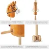 tectake® Hobby Horse Pferd | Steckenpferd mit Holzstab und Produktbild-Vorschau 4
