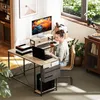 HOMCOM L-förmiger Schreibtisch 168 x 120 cm Eckschreibtisch Produktbild-Vorschau 8