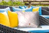MuchoWow® Outdoor Kissen - Blume - Strichzeichnung - Natur Produktbild-Vorschau 4