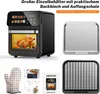 Multifunkční horkovzdušná fritéza Zimilo 10 l s 10 programy Náhled obrázku produktu 3