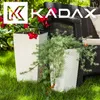 KADAX Zestaw 3x Donica Doniczka Wkład Rattan Biała 68cm Podgląd zdjęcia produktu 6